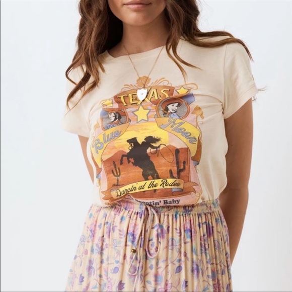 Spell Texas Blue Moon Tee - Picture 1 of 6